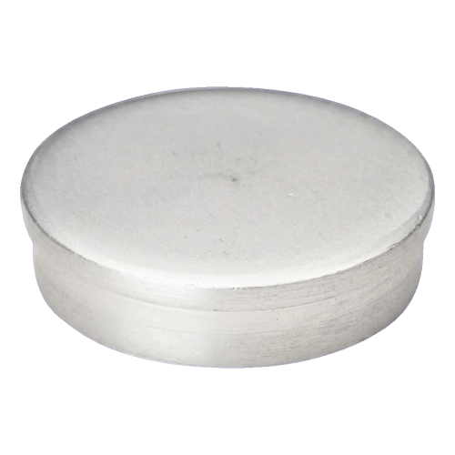 Cache-orifice en aluminium Kozza pour profils de balustrades tout verre KE 105 / KE 115 – anodisation mate 000-847 (1)