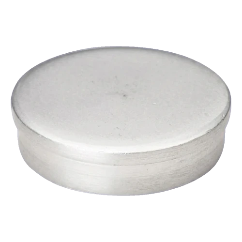 Cache-orifice en aluminium Kozza pour profils de balustrades tout verre KE 105 / KE 115 – anodisation mate 000-847 (1)