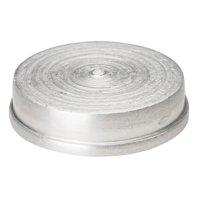 Cache-orifice en aluminium Kozza pour profils de balustrades tout verre KE 105 / KE 115 – anodisation mate 000-847 (2)