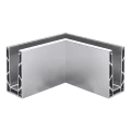 Kozza KE100 – profilé en U d'angle intérieur 90° pour balustrades tout verre, fixation par le haut 000-854 (1)