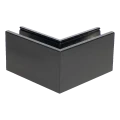 Kozza KE 100 – profil U d'angle extérieur 90° pour balustrades entièrement vitrées, gris foncé RAL 7021 000-858 (2)
