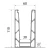 Kozza KE 100 – profilé en U pour balustrades entièrement vitrées 5000 mm gris anthracite 000-862 (5)