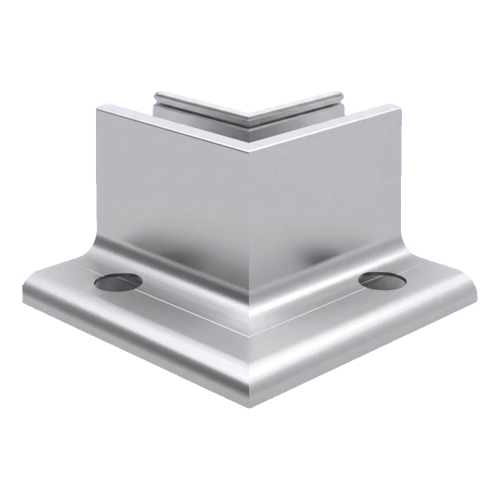 Kozza KE 105 – profilé L d'angle intérieur 90° pour balustrades tout verre, aluminium, anodisation mate 000-865 (1)
