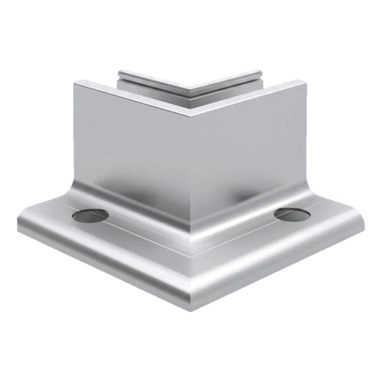 Kozza KE 105 – profilé L d'angle intérieur 90° pour balustrades tout verre, aluminium, anodisation mate 000-865 (1)