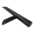 Poignée de porte PSG unilatérale ronde noire 32×1200 mm AISI 304 – fixation 45° 000-721 (2)