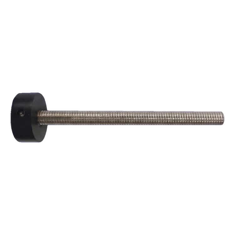 PSG deurgreep eenzijdig rond zwart 32×1200 mm AISI 304 – bevestiging 45° 000-721 (4)