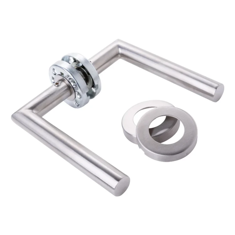 PSG Palermo – poignée de porte droite inoxydable avec plaque ronde 000-635 (2)