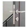 PSG Palermo – poignée de porte droite inoxydable avec plaque ronde 000-635 (5)