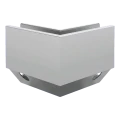 Kozza KE 120 – profilé U d'angle 90° pour balustrades tout verre, extérieur, fixation latérale 000-874 (1)