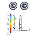 Kozza KE 105 – profilé aluminium en L pour balustrades tout verre 5000 mm noir 000-872 (4)