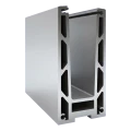 Kozza KF 1000 – aluminium U-profiel voor volledig glazen balustrades 5000 mm met drainage 000-878 (2)