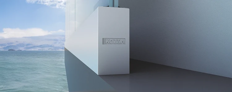 Kozza KF 1000 – profilé aluminium en U pour balustrades tout verre 5000 mm avec évacuation d'eau 000-878 (5)
