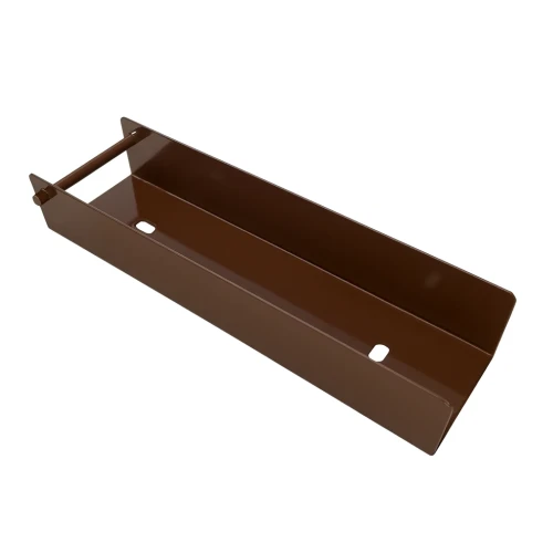 Profil en U connecteur support pour soubassement 200x55 brun GPV-700-25 (2)