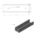 C-profiel connector beugel voor funderingsplaat 200x50 groen GPV-700-33 (3)
