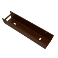 C-profiel connector beugel voor funderingsplaat 200x50 bruin GPV-700-35 (2)