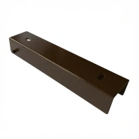 Profilé en C raccord fixation pour soubassement 250x50 bronze