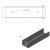 C-profiel connector beugel voor funderingsplaat 250x50 bruin GPV-700-40 (3)