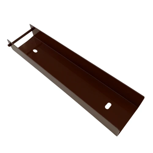 C-profiel connector beugel voor funderingsplaat 250x55 bruin GPV-700-45 (2)