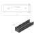 Profilé de liaison support pour muret 300x50 bronze GPV-700-55 (3)