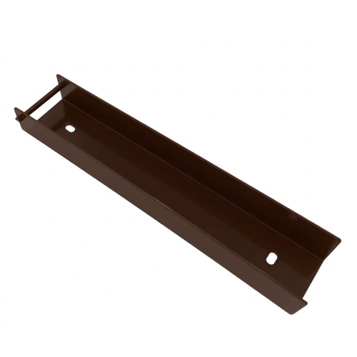 Profil en U connecteur support pour soubassement 300x55 brun GPV-700-50 (2)