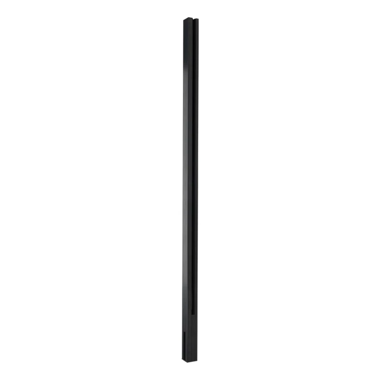Poteau d'angle garde-corps 45x45x1283mm verre 8,72mm gris anthracite Kozza KR7500 000-890 (1)