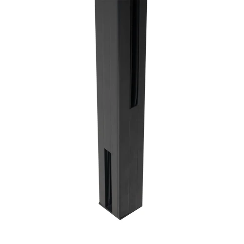 Kozza KR7500 hoekpaal balustrade 45x45x1283mm glas 8,72mm donkergrijs 000-890 (2)