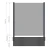 Poteau d'angle garde-corps 45x45x1283mm verre 8,72mm gris anthracite Kozza KR7500 000-890 (7)