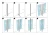 Poteau d'angle garde-corps 45x45x1283mm verre 8,72mm gris anthracite Kozza KR7500 000-890 (8)