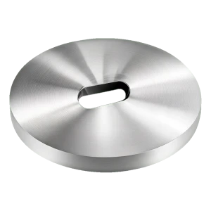 PSG entretoise pour rotules ponctuelles ø 50 mm / 5 mm – trou oblong, AISI 304 satiné