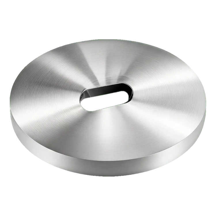 PSG entretoise pour rotules ponctuelles ø 50 mm / 5 mm – trou oblong, AISI 304 satiné 000-896 (1)