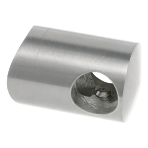 Support traversant PSG pour tige ø 10 mm – système tube 42,4 mm, acier inoxydable satiné