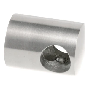 Support de balustrade traversant PSG fi 14 mm pour plan – acier inoxydable AISI 304 satiné