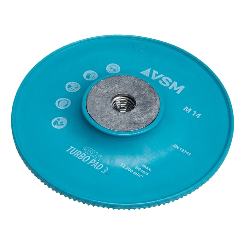 VSM Turbo Pad 3 – geribde onderlegschijf voor fiberschijven 125 mm M14 000-933 (2)