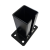 Base pour poteau de clôture 80x80 mm 8 mm noir 000-786 (4)