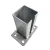 Base pour poteau de clôture 80x80 mm 8 mm galvanisé 000-785 (4)