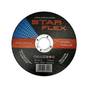 Star Flex – disque de coupe pour acier et INOX 125×1,0 mm WA60T-BF type 41