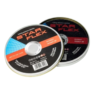 Starflex – set doorslijpschijven voor staal en inox 125×1,0 mm (10 st.)