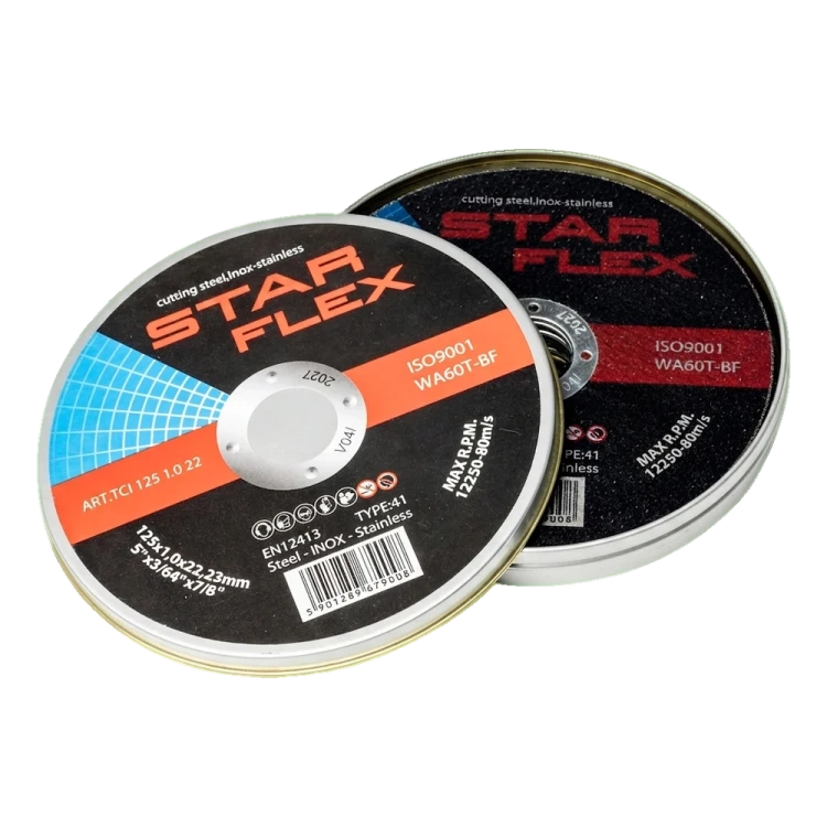 Starflex – kit de disques de coupe pour acier et inox 125×1,0 mm (10 pcs) 000-950 (1)
