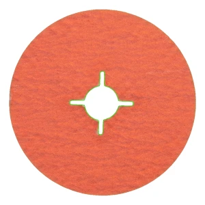 Starflex – disque fibre céramique FS971 125 mm P120 pour acier inoxydable