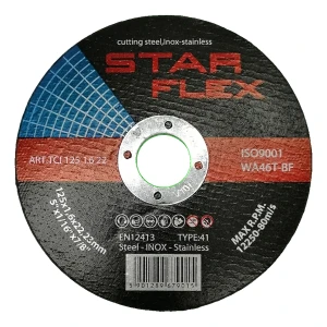Star Flex – disque de coupe pour acier et INOX 125×1,6 mm WA46T-BF