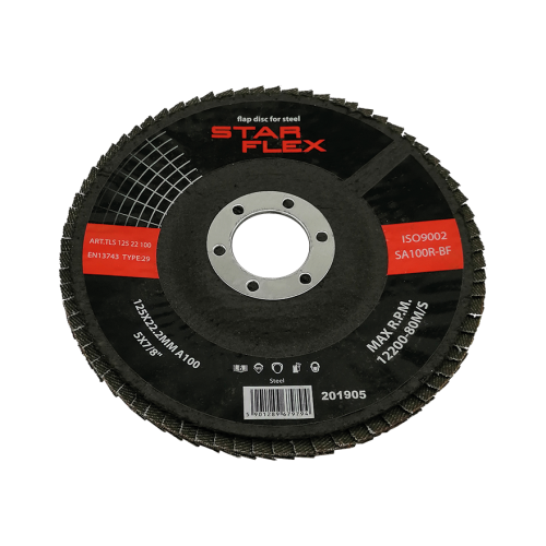 Disque à lamelles Starflex T29 125 mm pour acier – grain 100 000-969 (1)