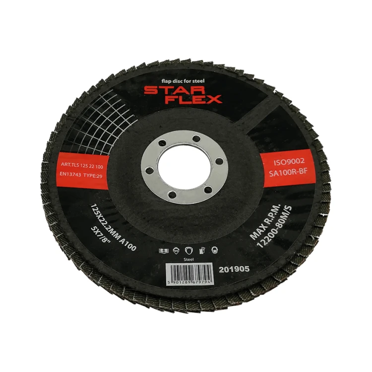 Disque à lamelles Starflex T29 125 mm pour acier – grain 100 000-969 (1)