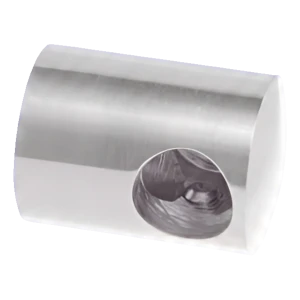 PSG support terminal gauche pour balustrade pour barre ø 12 mm – acier inoxydable AISI 304 satiné