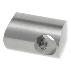 Support traversant pour balustrade fi 12 mm pour tube 42,4 mm – acier inoxydable AISI 304 satiné