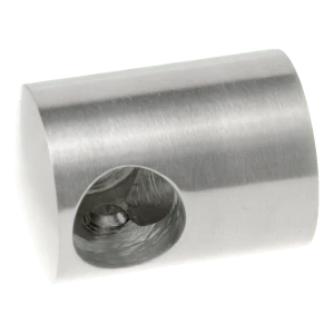 PSG support d'extrémité droit pour tige Ø 12 mm – montage sur surface plane, acier inoxydable AISI 304