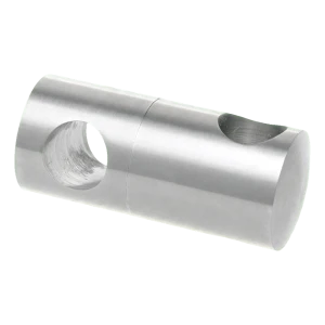 PSG support traversant double pour balustrade pour tige ⌀ 12 mm – acier AISI 304 satiné