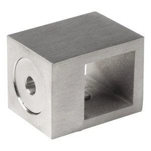 PSG – support traversant pour balustrade pour barre 20×20 mm AISI 304 satiné