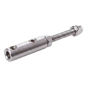 Support pour câble Ø 4–6 mm pour balustrade – fixation à la surface, acier inoxydable AISI 304, satiné