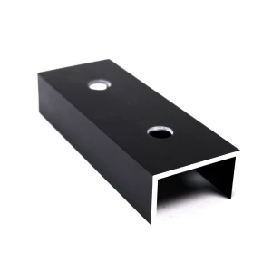 Profielconnector 12cm Geanodiseerd