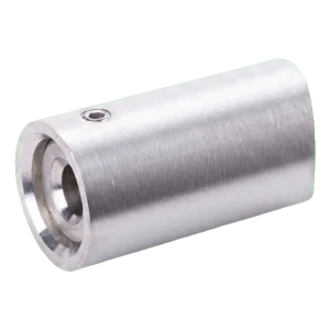 Fixation axiale de main courante ø 42,4 mm au mur – acier inoxydable AISI 304 satiné